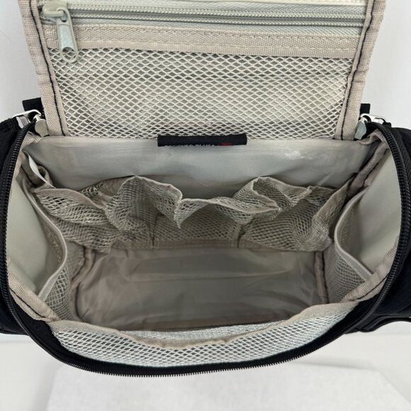 Heys Black Hanging Toiletry Bag Travel Organizer Multiple Compartments Diddy Bag - Picture 3 of 16